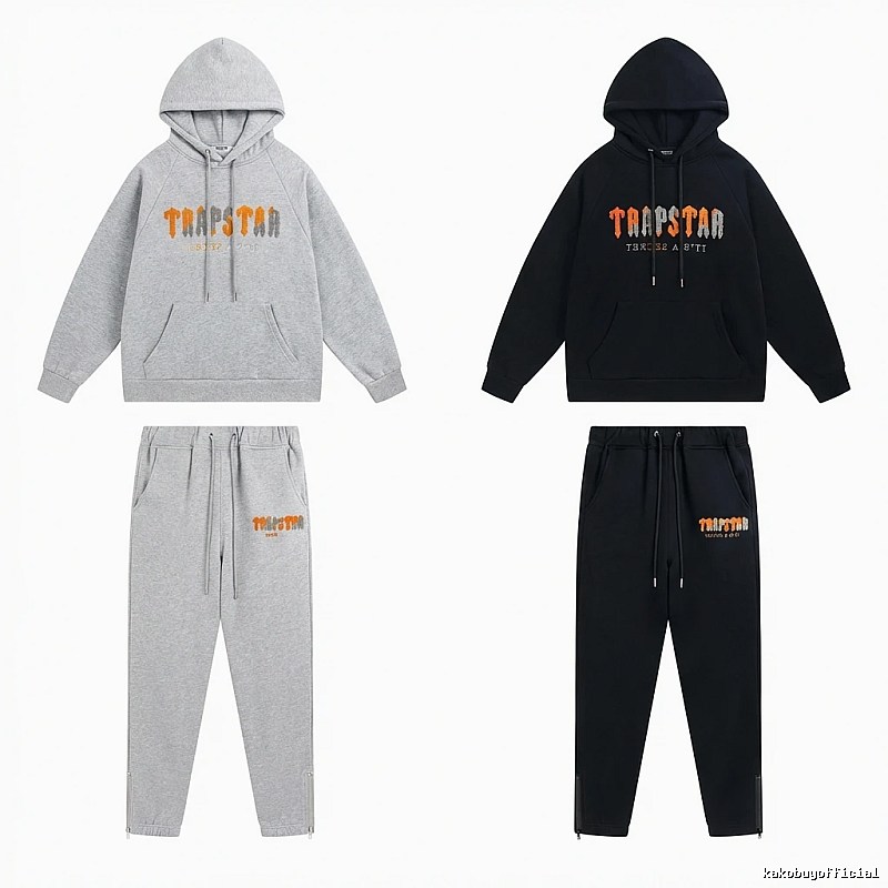 Trapstar Printed Streetwear Set (Grey/Black)