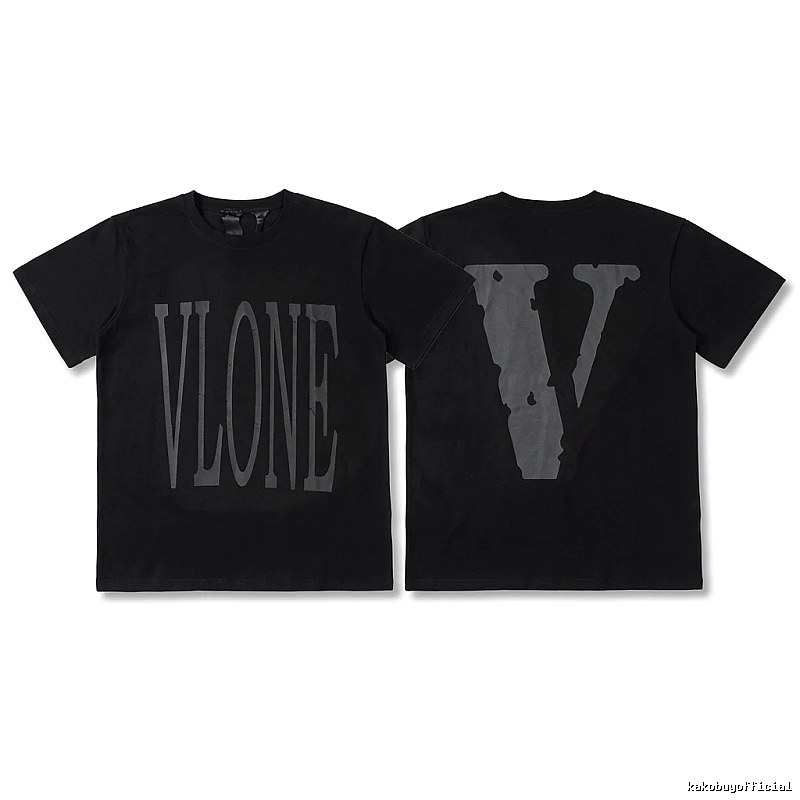 Vlone minimalist style black T-shirt
